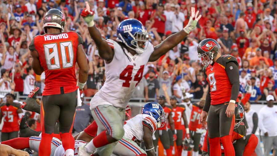 Giants vs Buccaneers stats