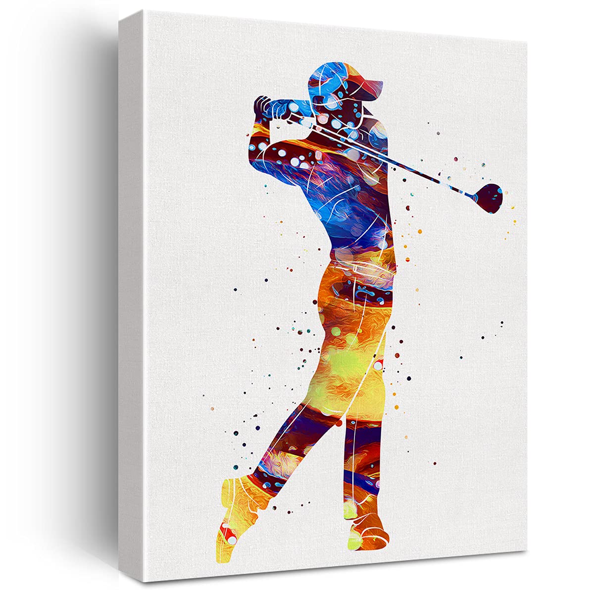 golf canvas art
