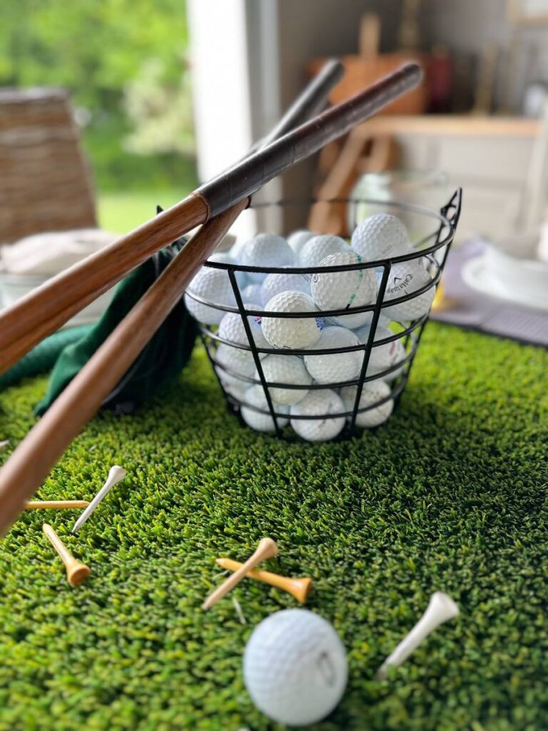 golf club event setup.
