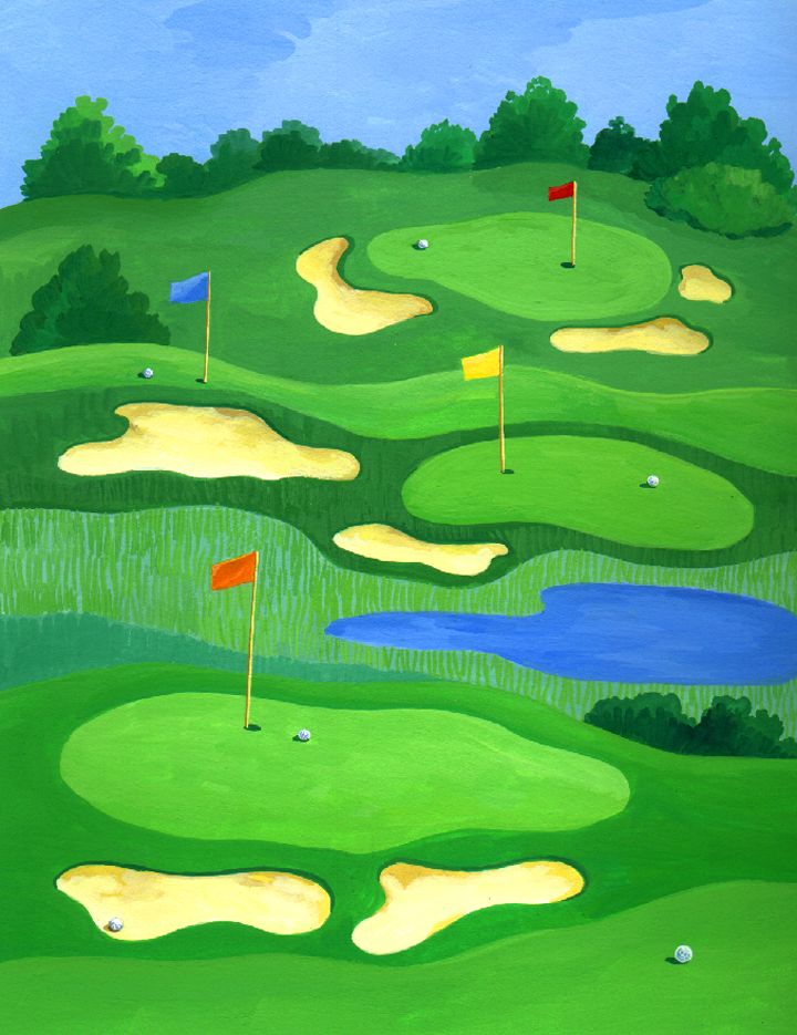 Golf course artwork 0026