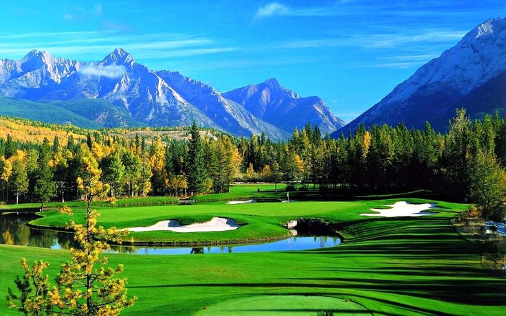 golf course scenery