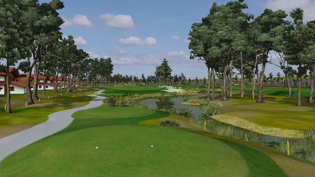 golf course visualization