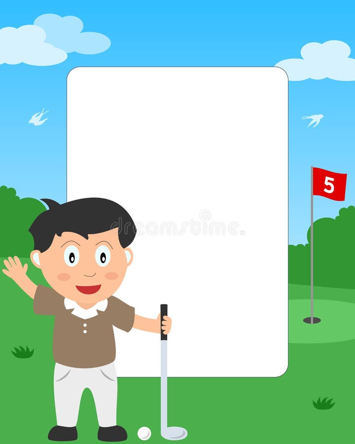 golf photo frame 0036