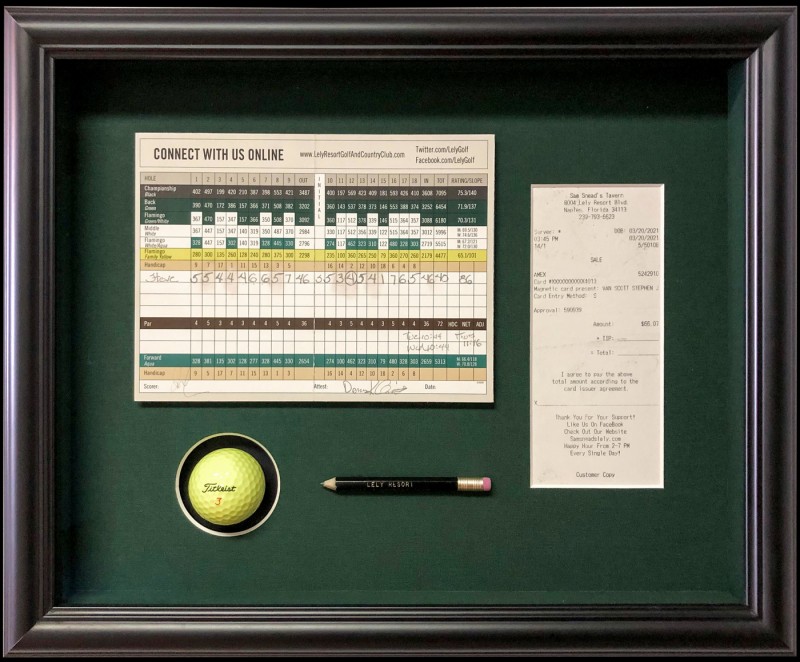 golf photo frame 0042