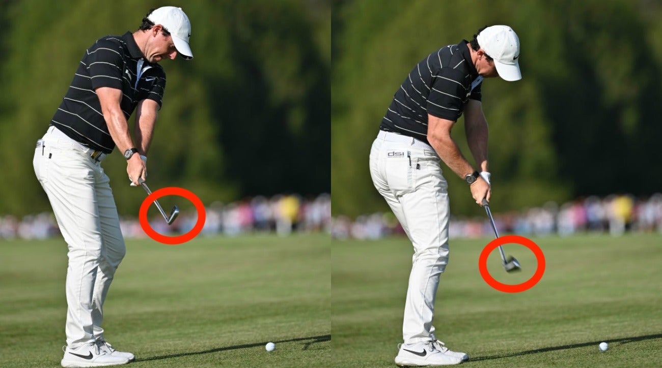 Golf swing takeaway sequence 0011