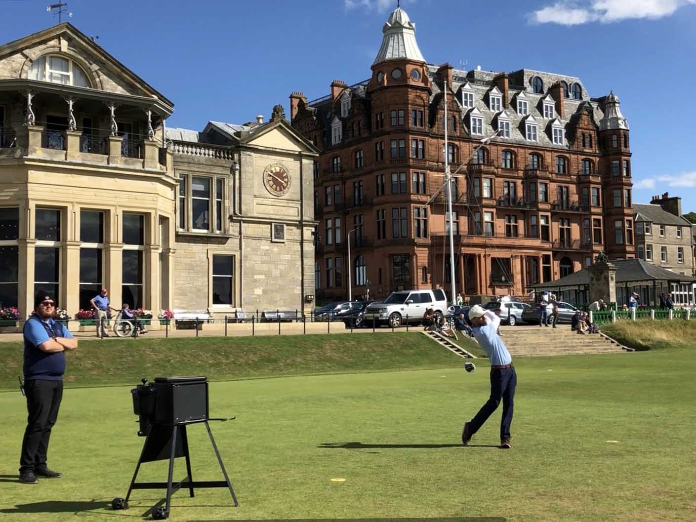 golfing in St Andrews