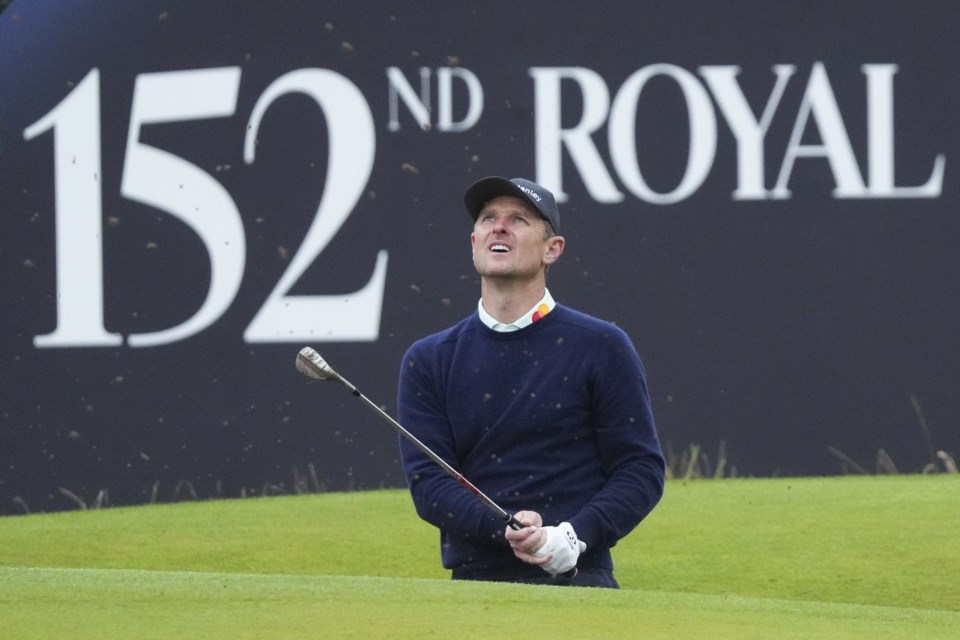 golfing legends at the British Open.