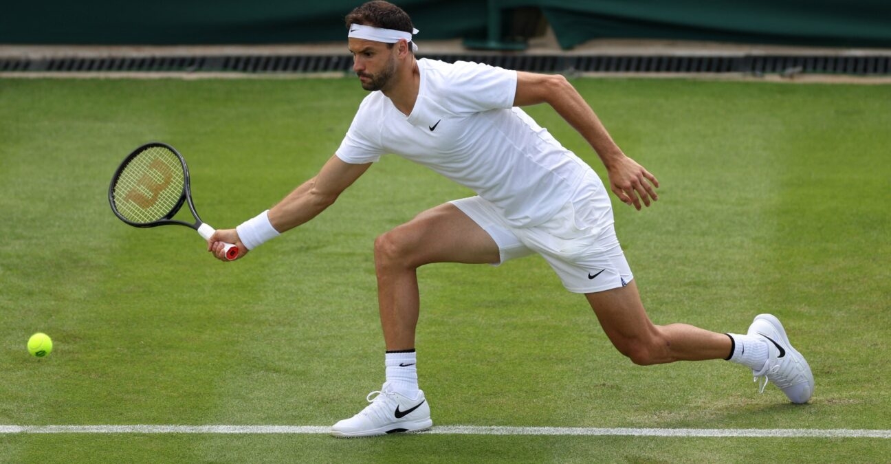 Grigor Dimitrov Wimbledon injuries 2023