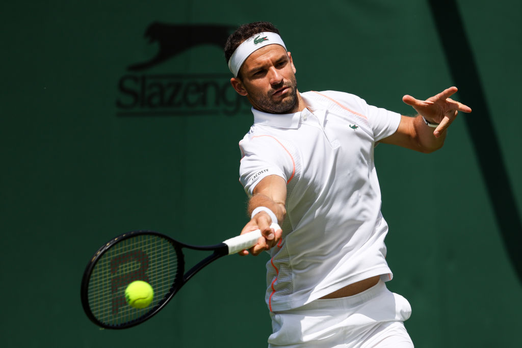 Grigor Dimitrov Wimbledon statistics