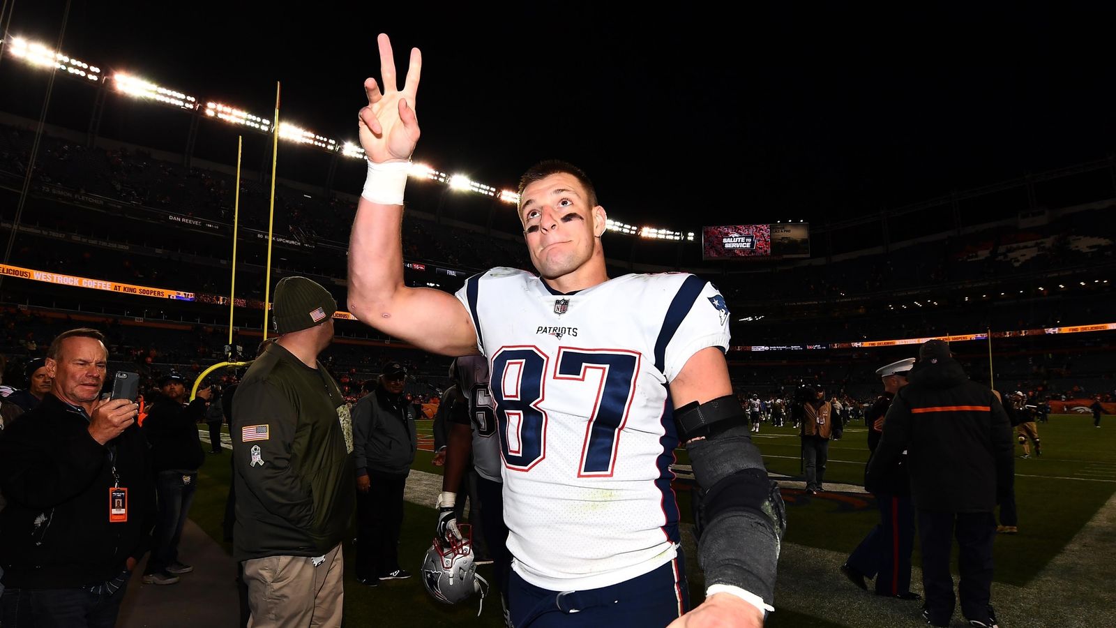 Gronkowski Broncos history