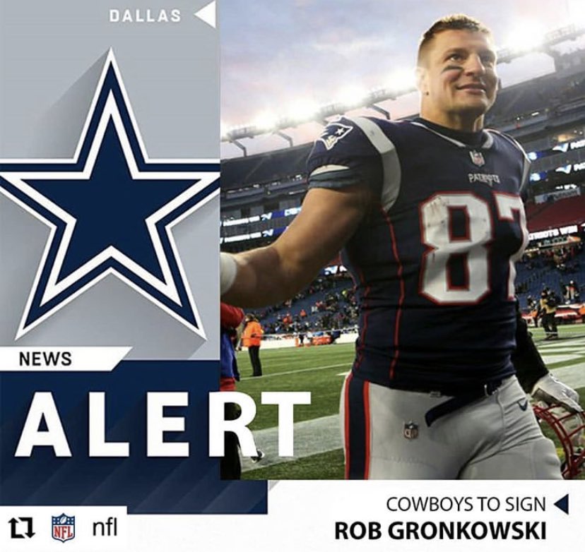 Gronkowski Cowboys speculation