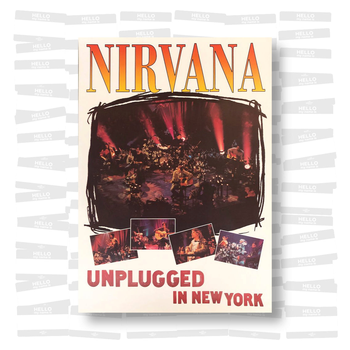 grunge band poster