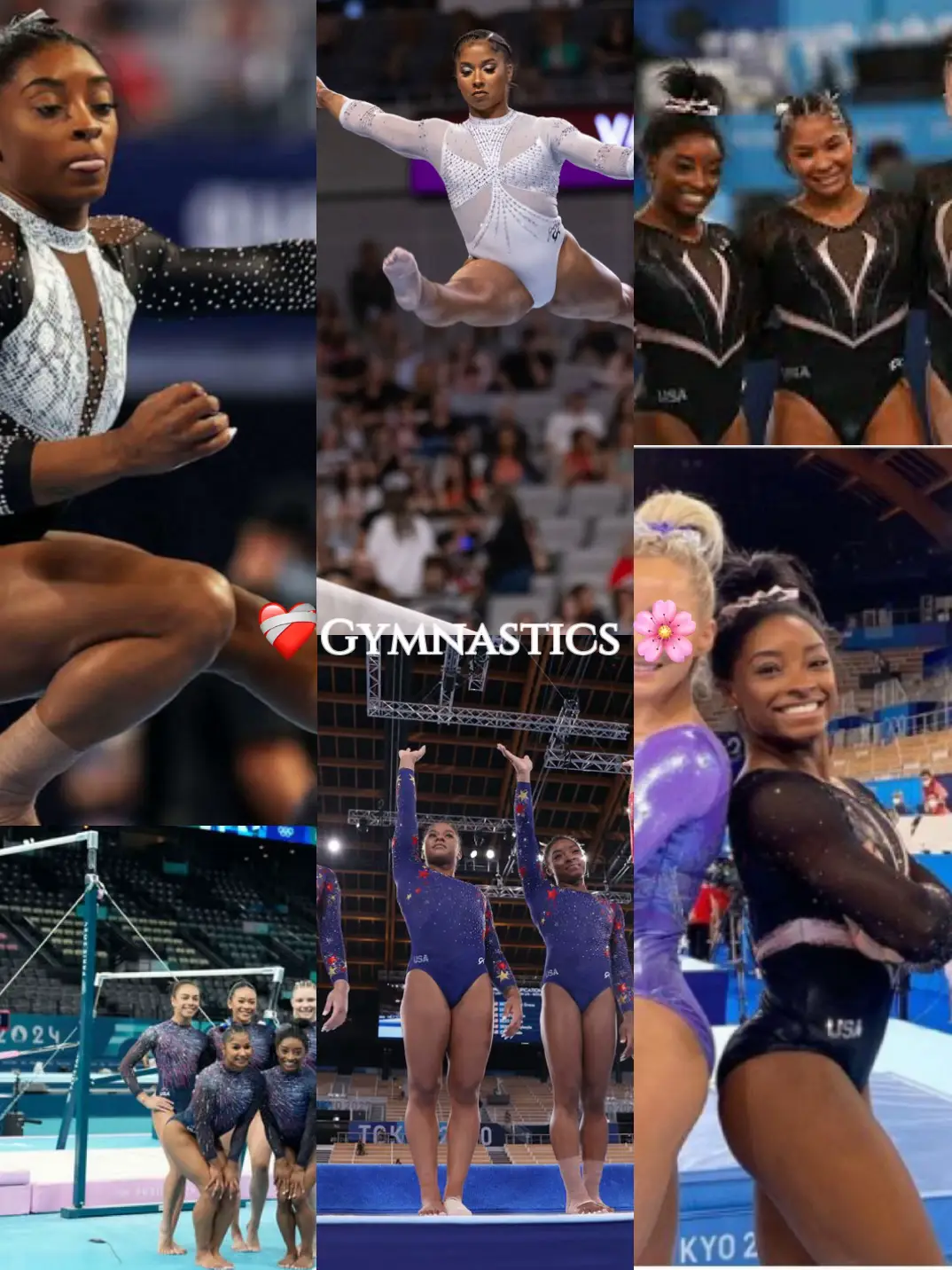 gymnastics collage wallpaper 0010