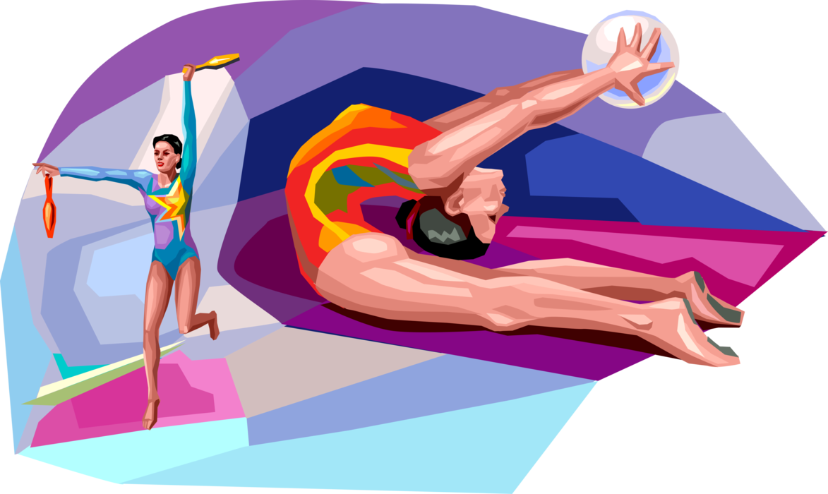 gymnastics collage wallpaper 0021