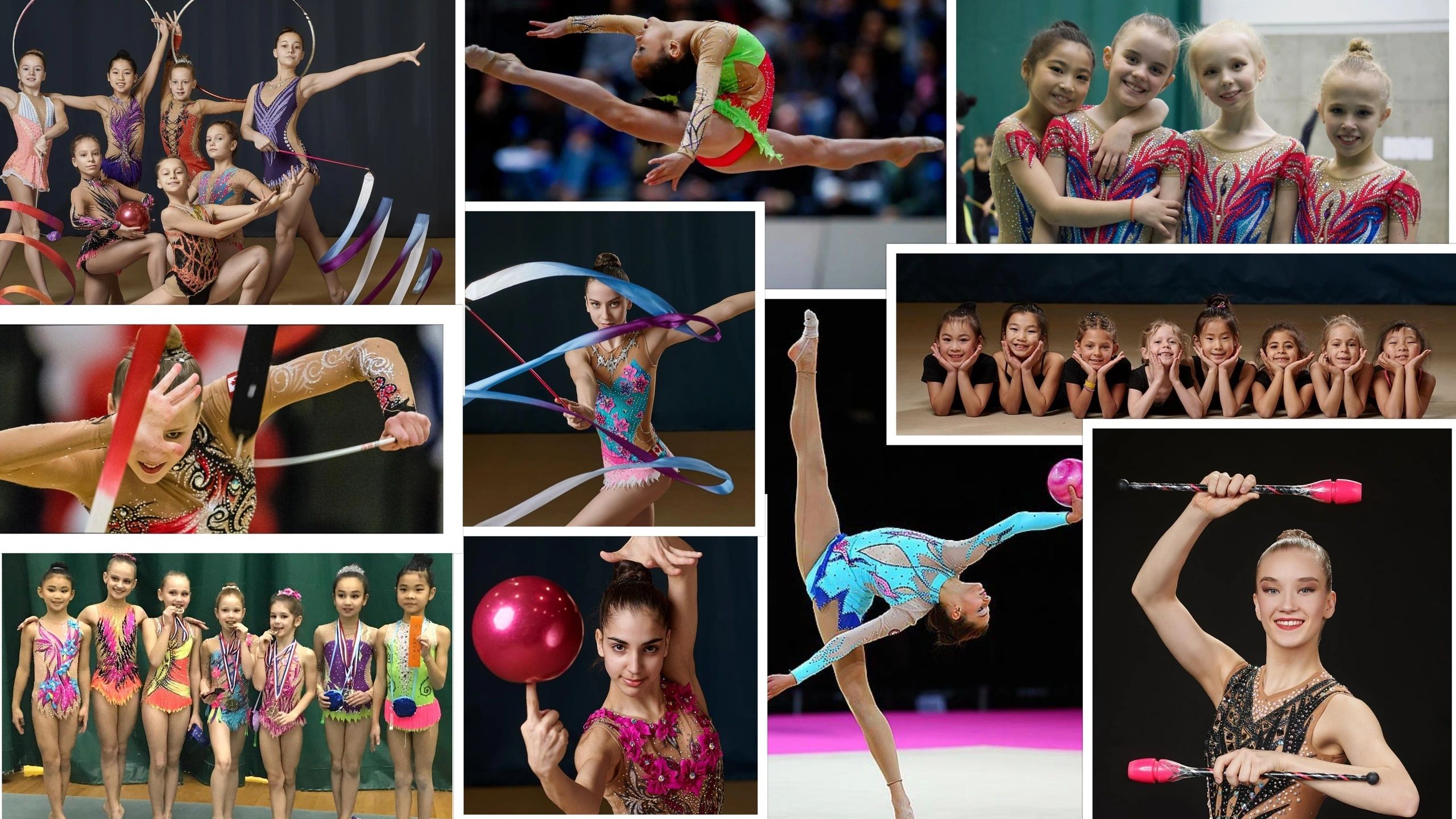 gymnastics collage wallpaper 0022