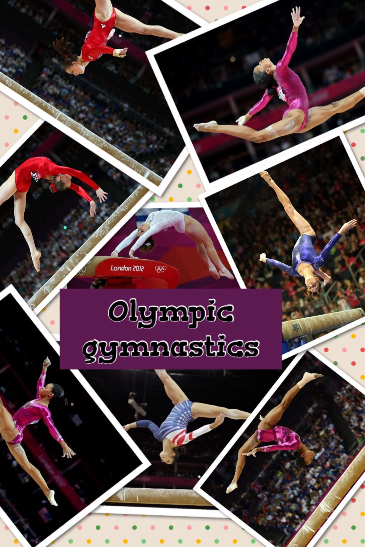 gymnastics collage wallpaper 0027