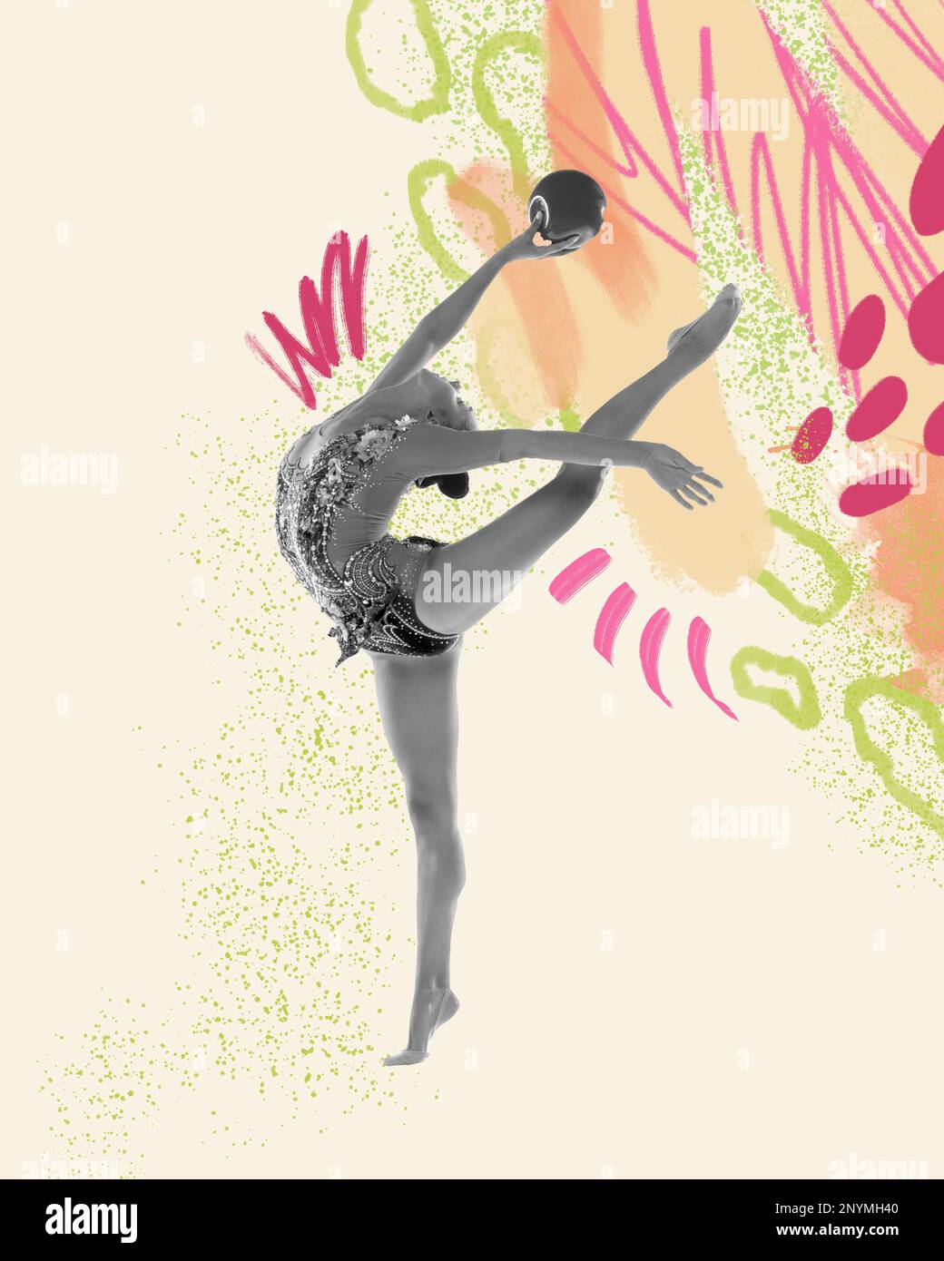 gymnastics collage wallpaper 0039