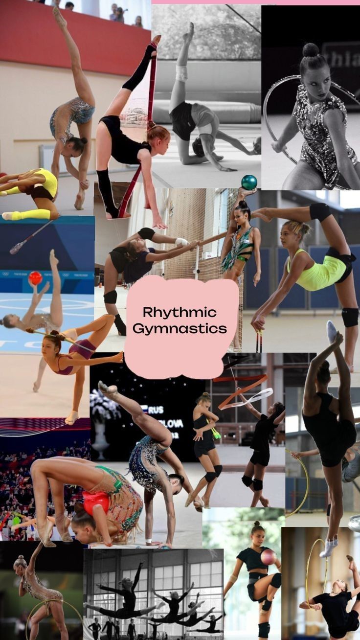 gymnastics collage wallpaper 0040