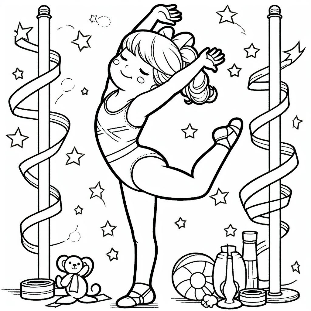gymnastics pictures to print 0046