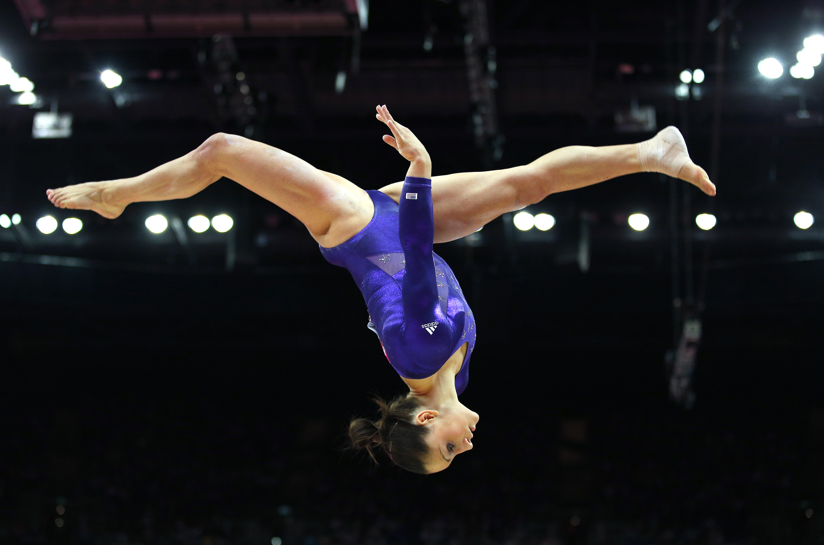 gymnastics silhouette art