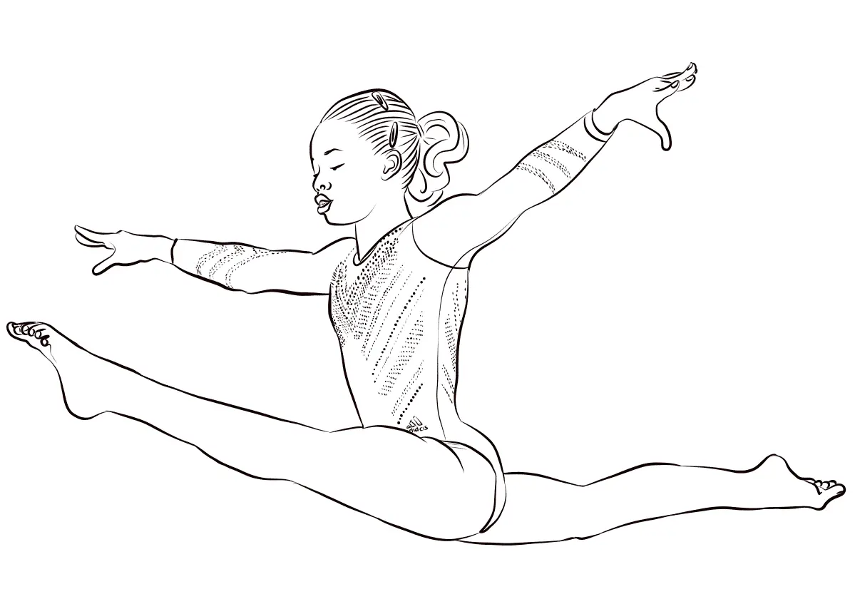 gymnastics team prints