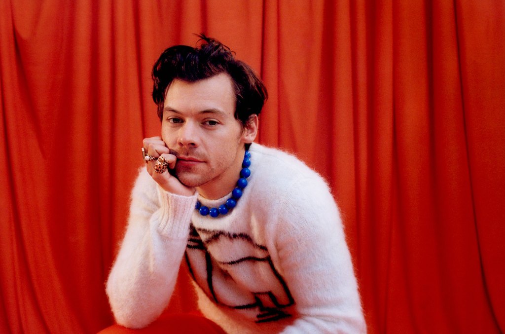 Harry Styles behind the scenes