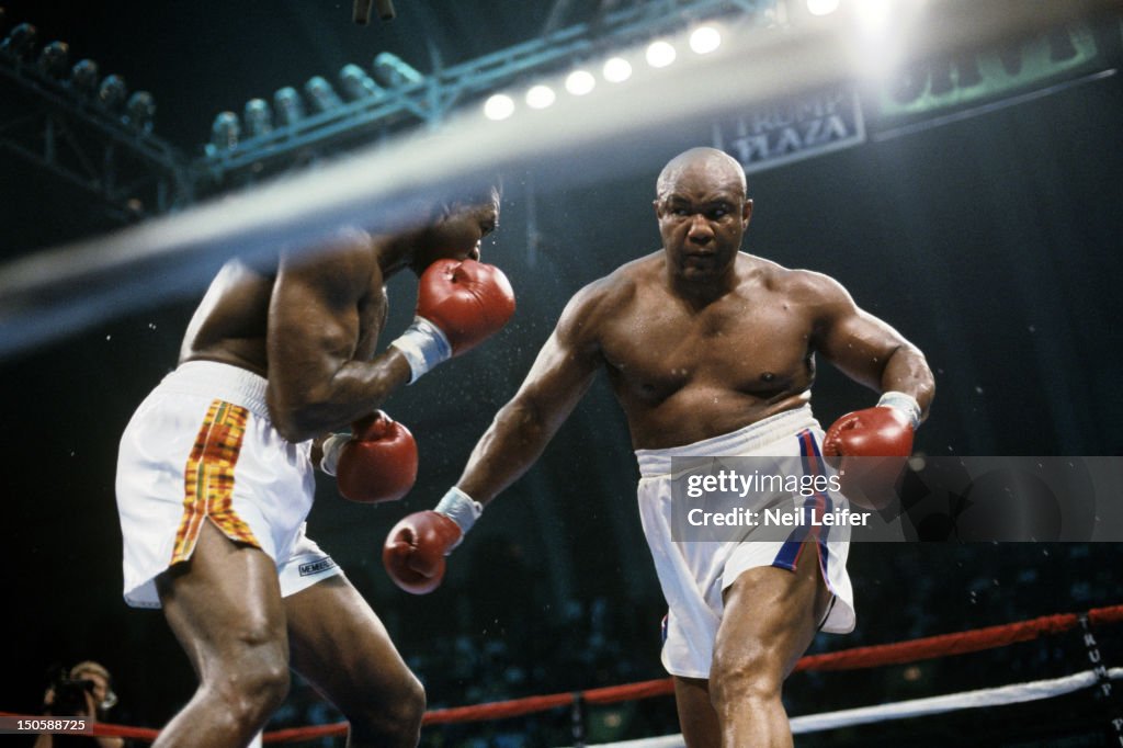 Holyfield Foreman fight date