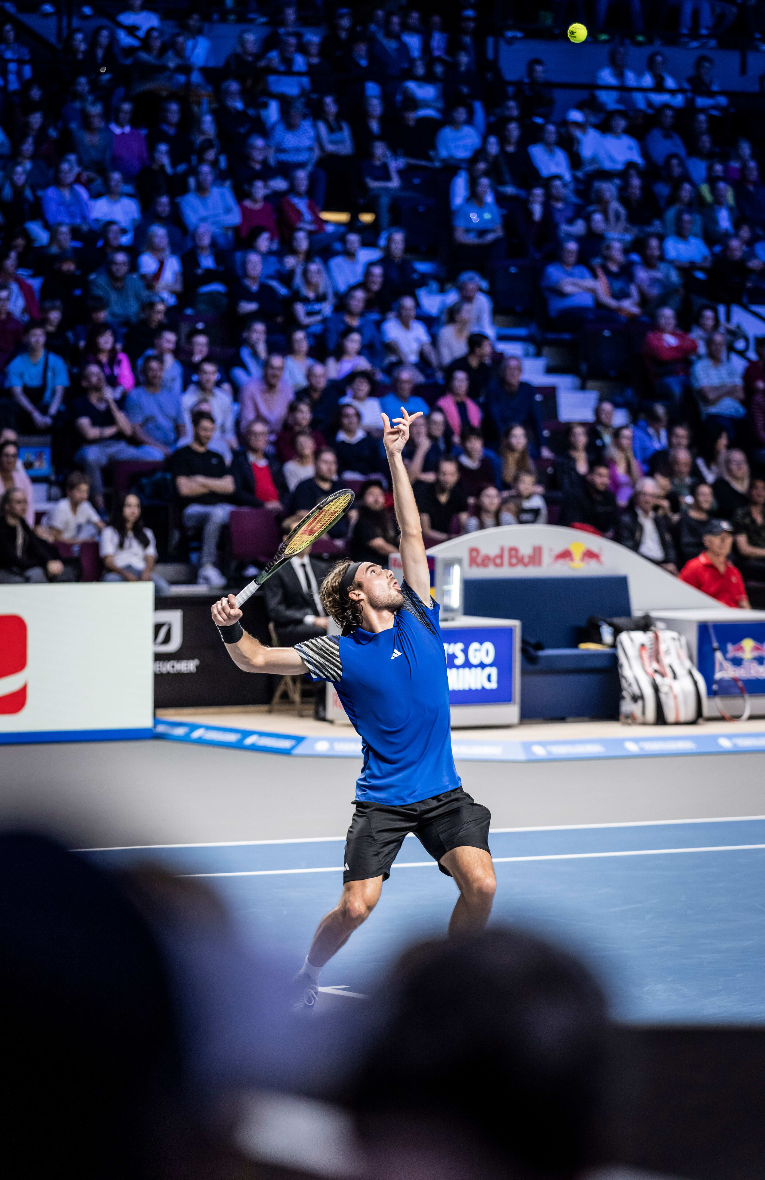 how to improve Tsitsipas serve