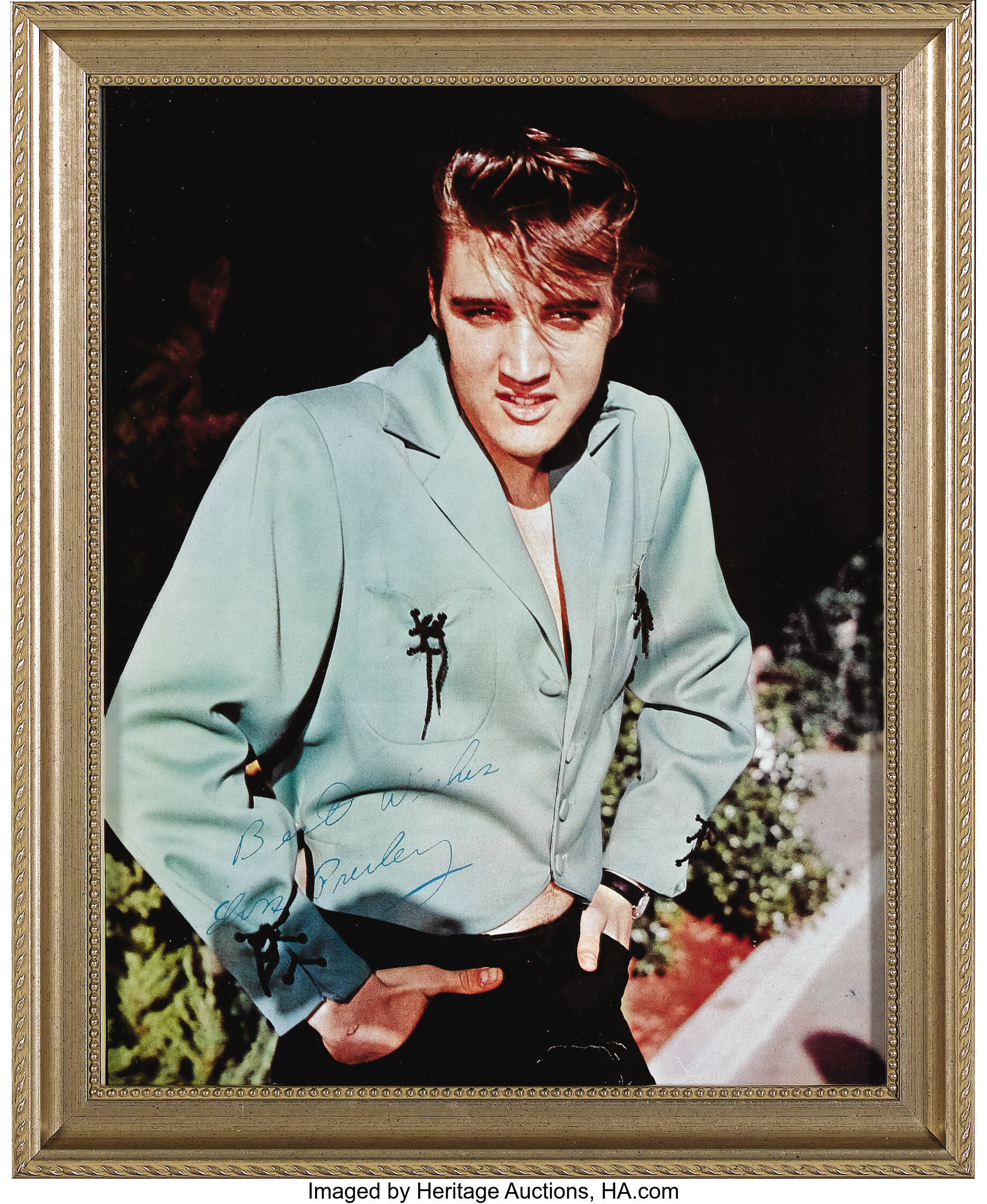 iconic Elvis in color