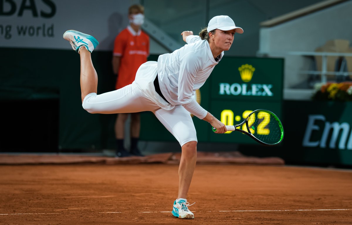 Iga Swiatek serve stats