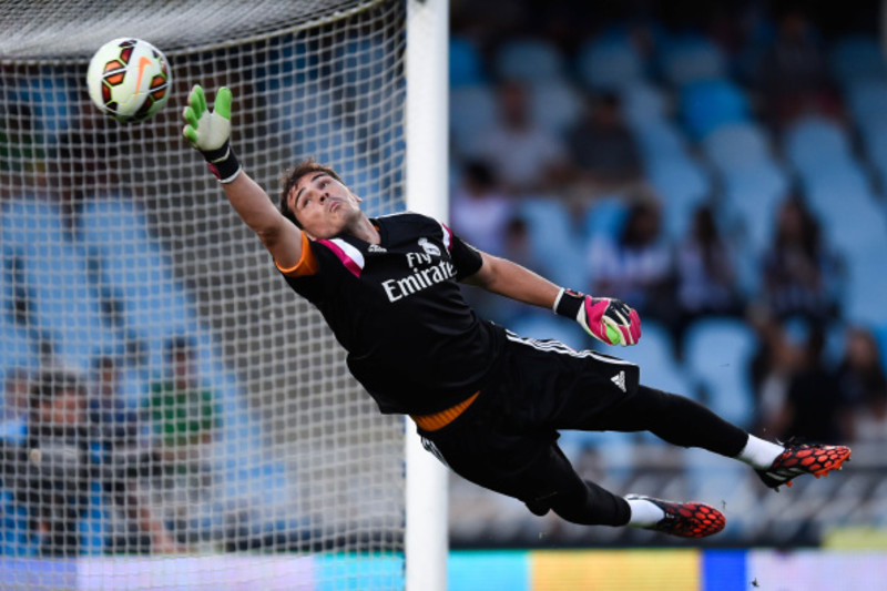 Iker Casillas goalkeeping