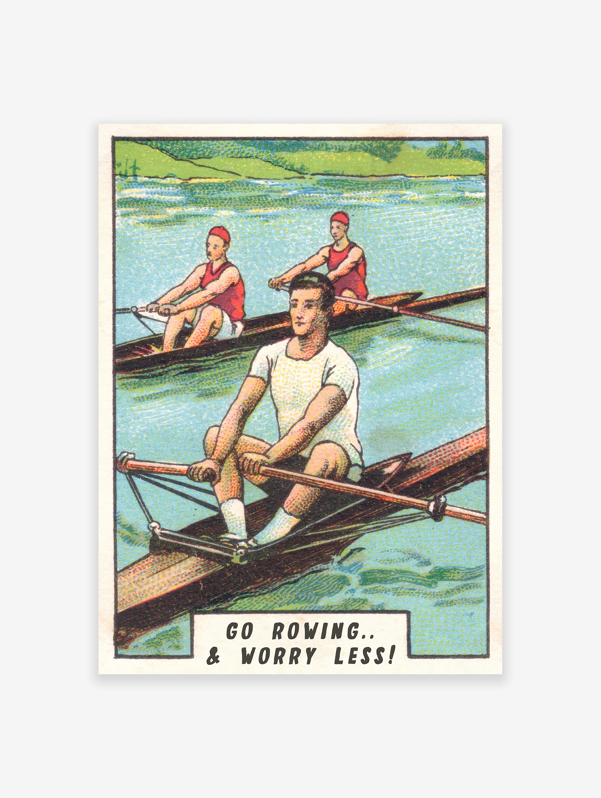 inspirational rowing imagery.