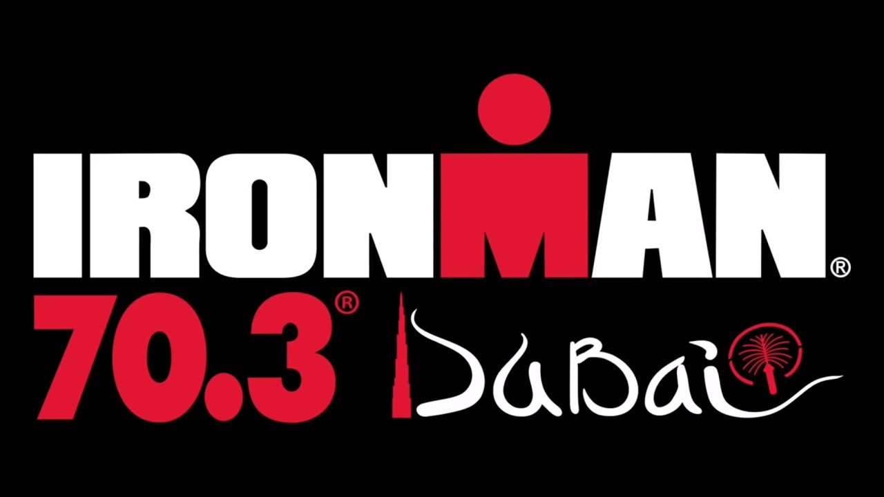 Ironman Dubai finish line.
