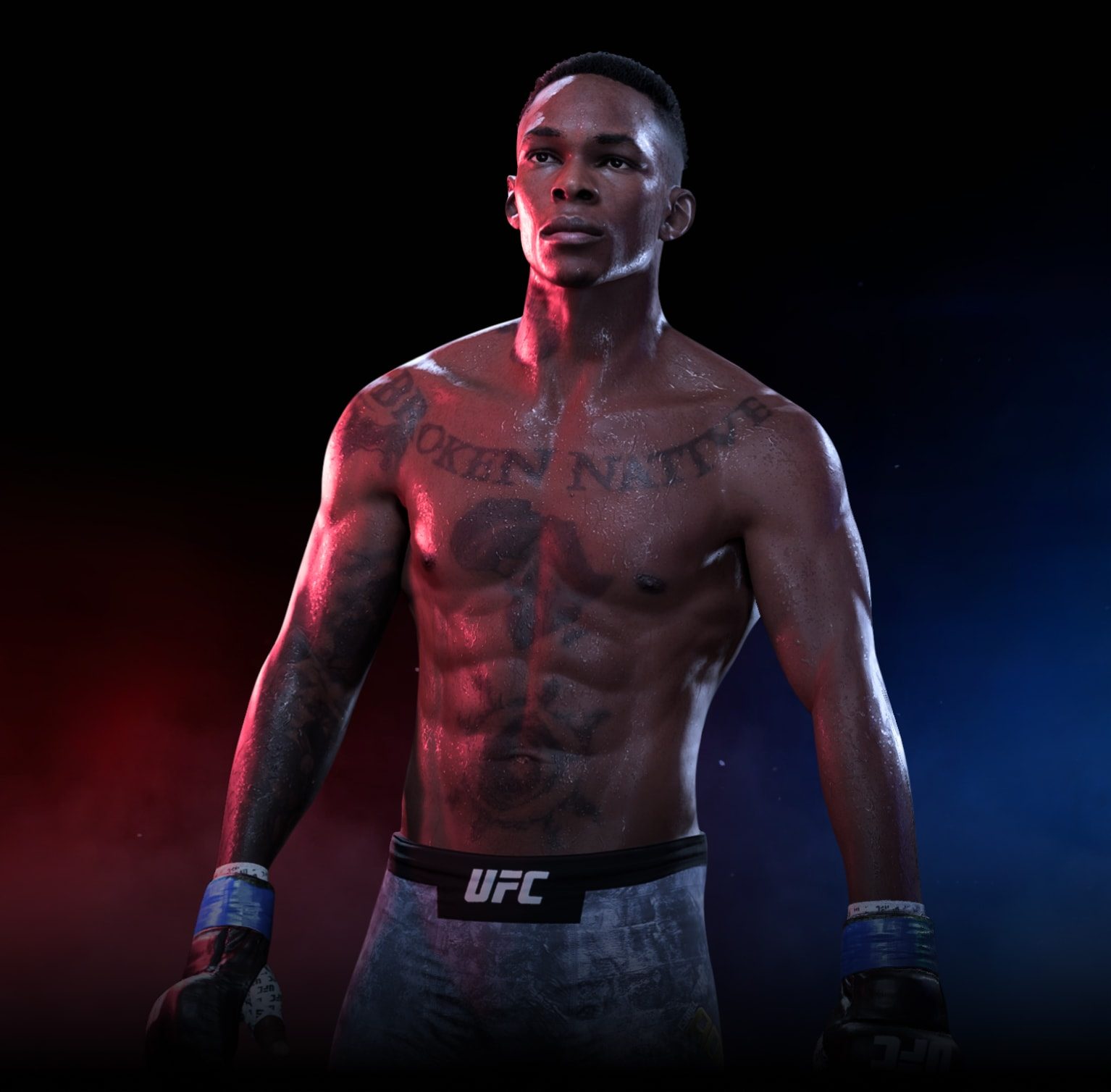 Israel Adesanya behind the scenes
