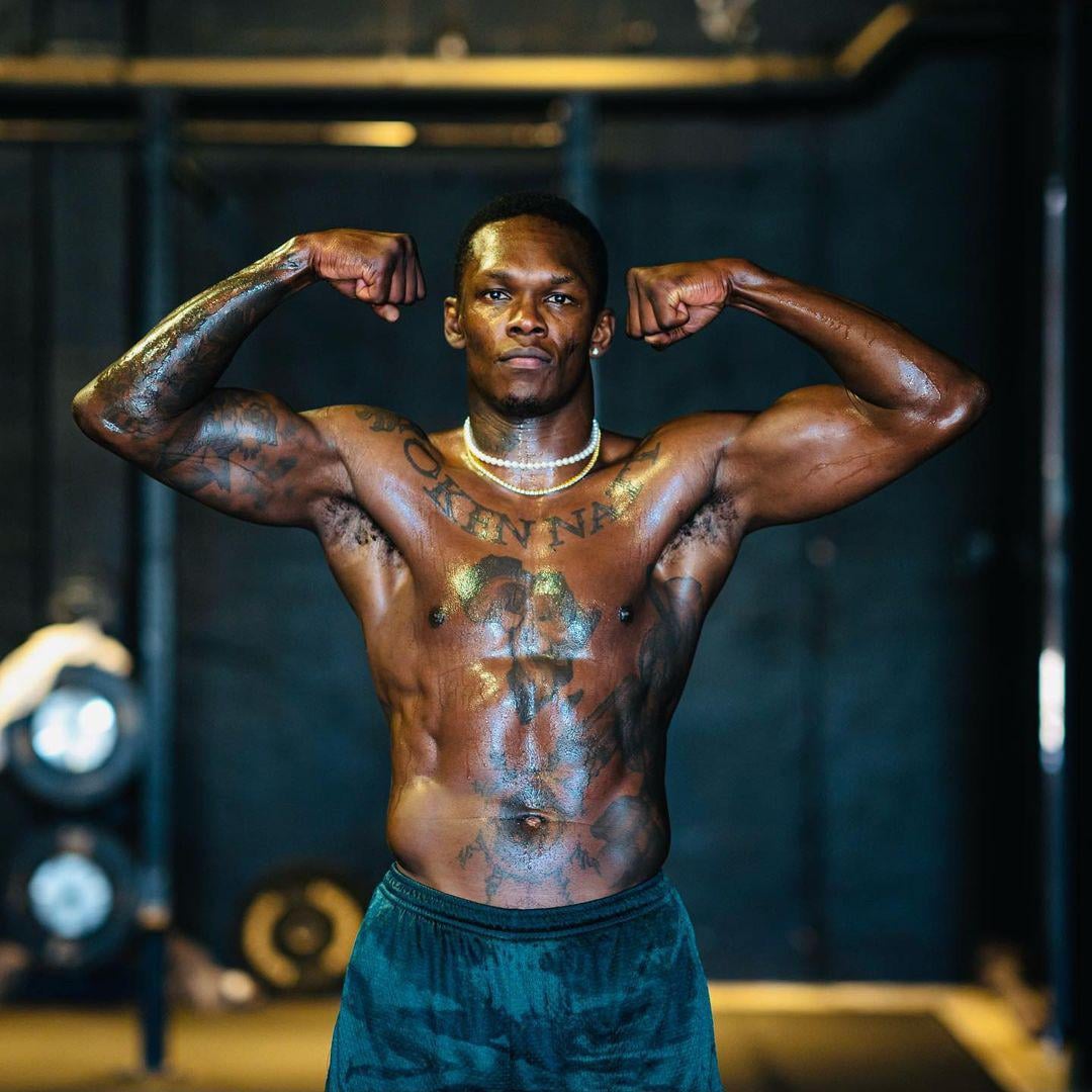 Israel Adesanya ring walk images