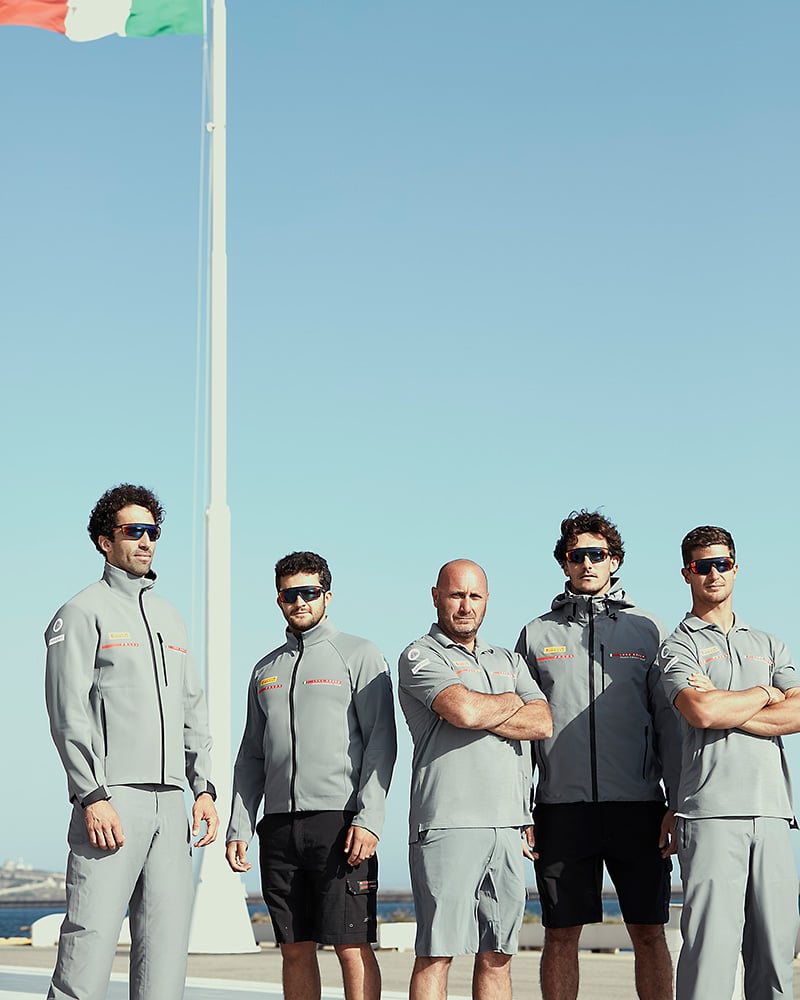 Italian sailing team