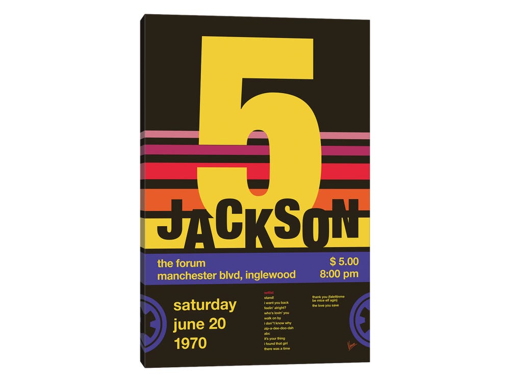 Jackson 5 tour posters