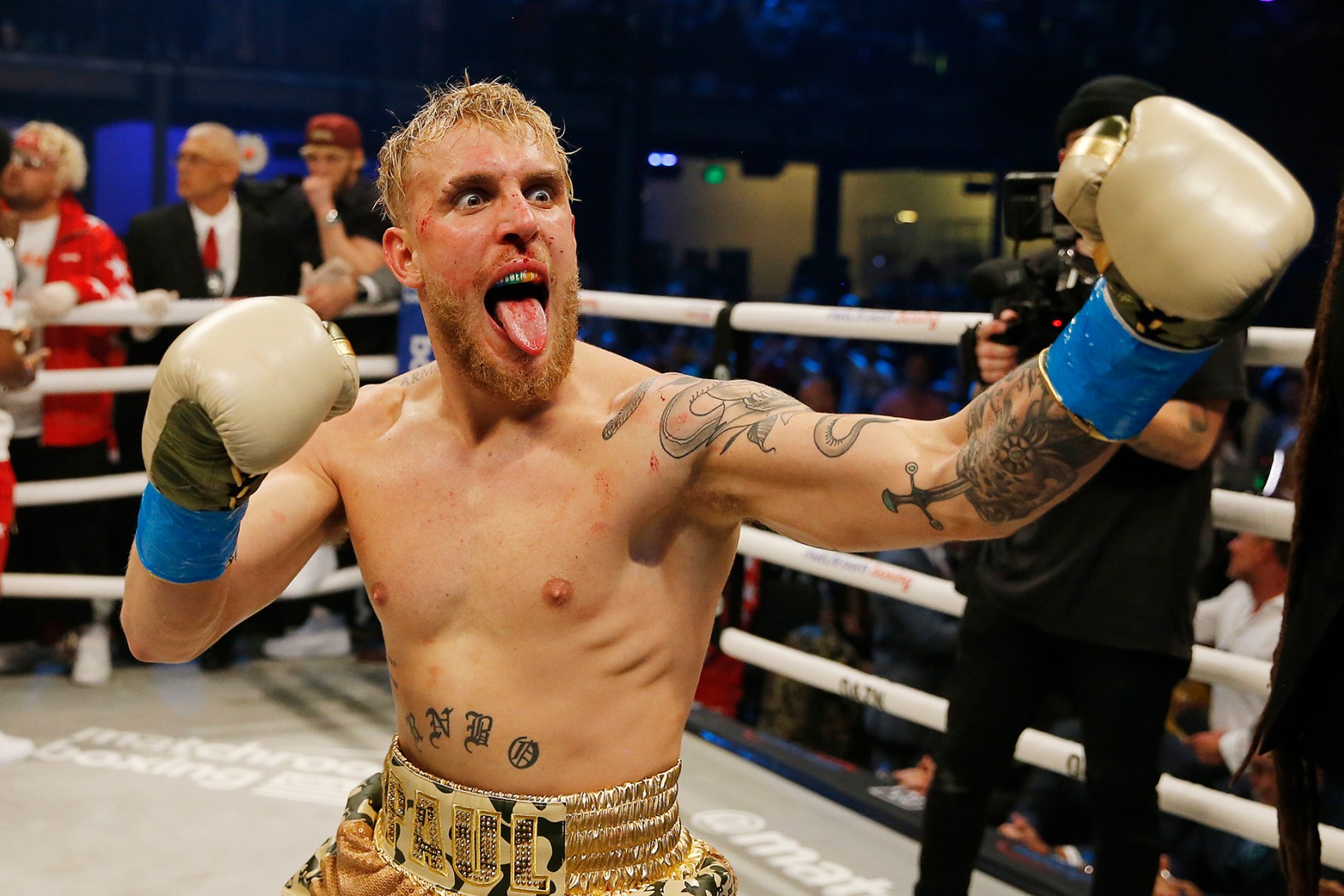 Jake Paul training photos