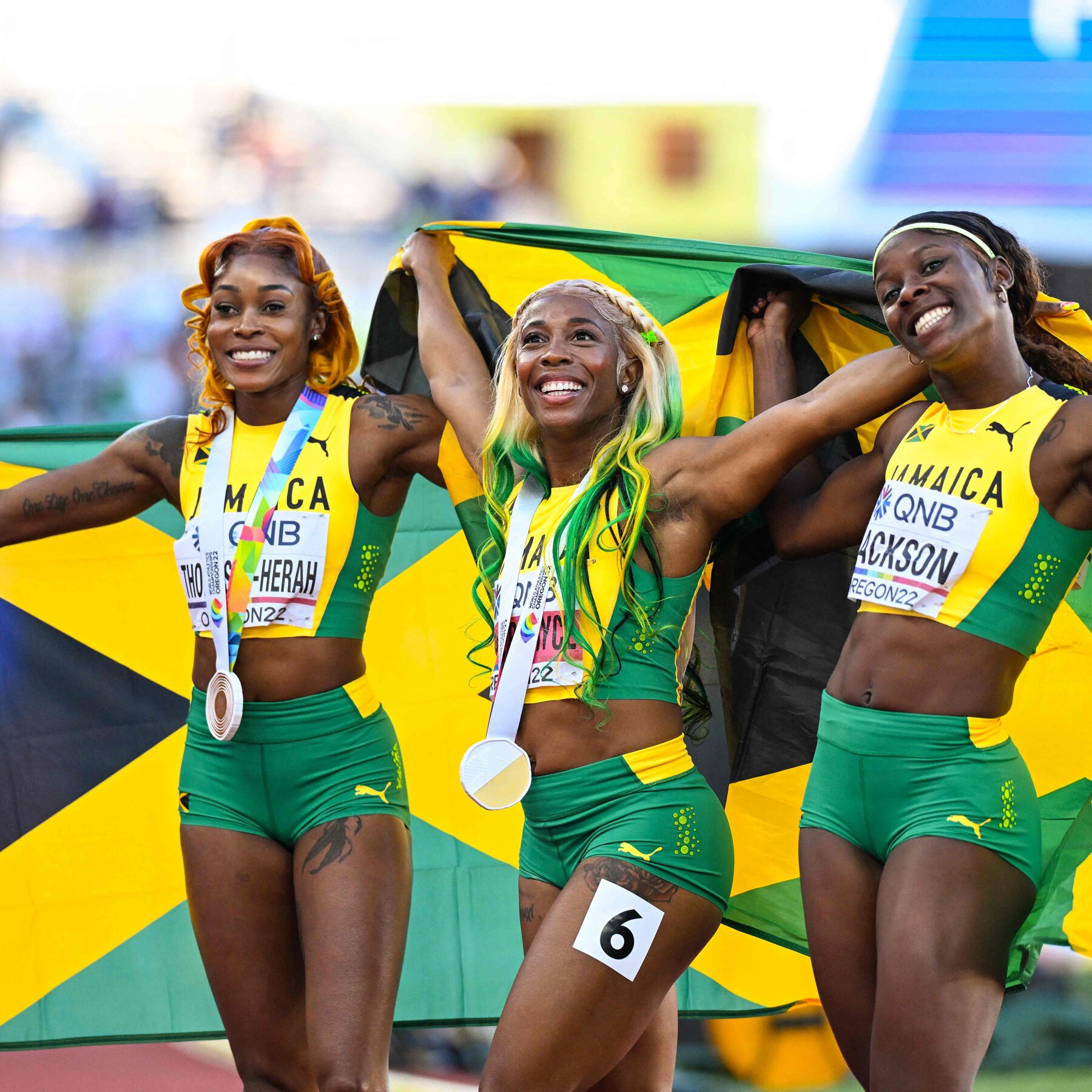 Jamaican track legends.