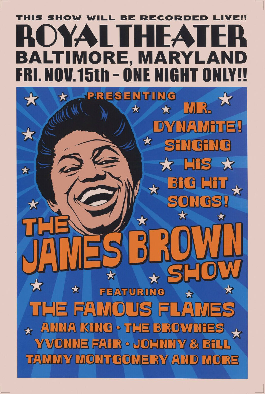 james brown tribute poster