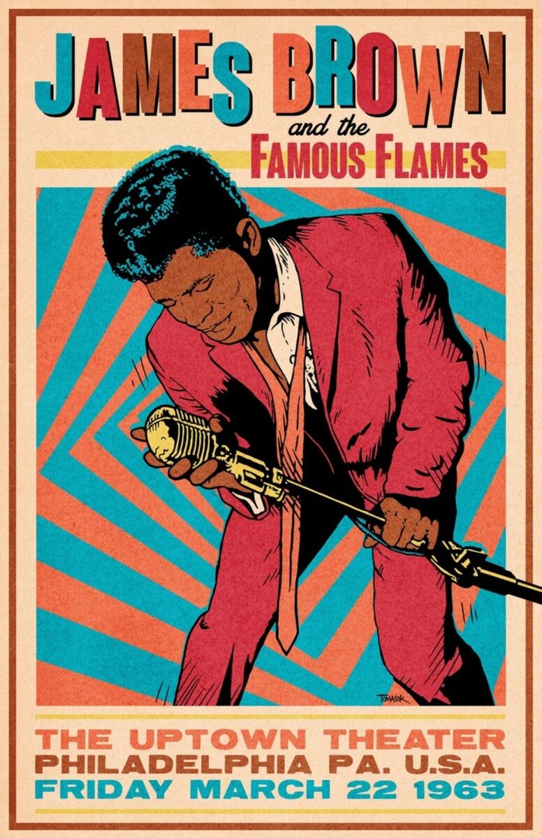 james brown wall art