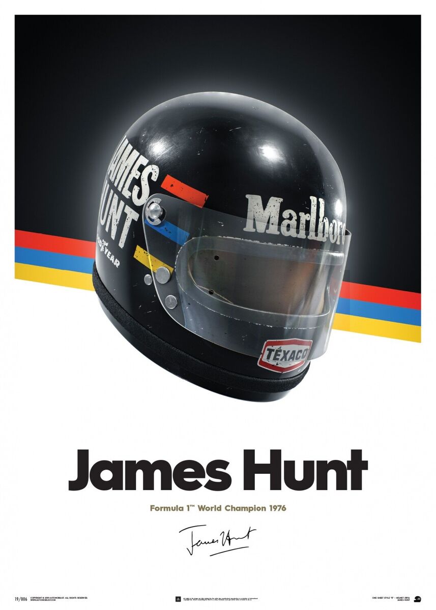 James Hunt racing prints