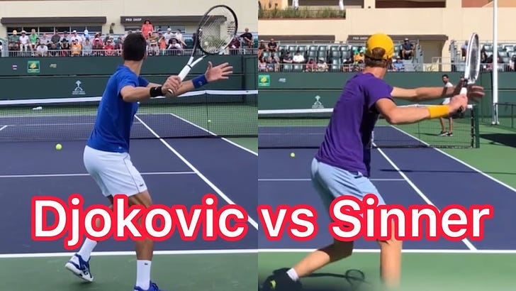 jannik sinner forehand drills