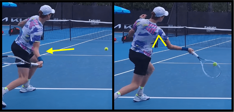 jannik sinner forehand 0010
