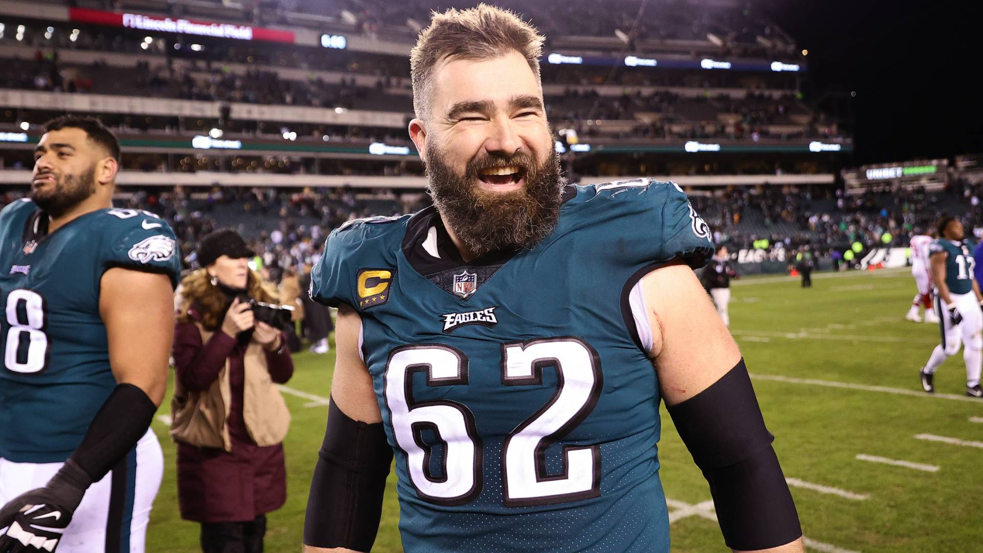 Jason Kelce interviews