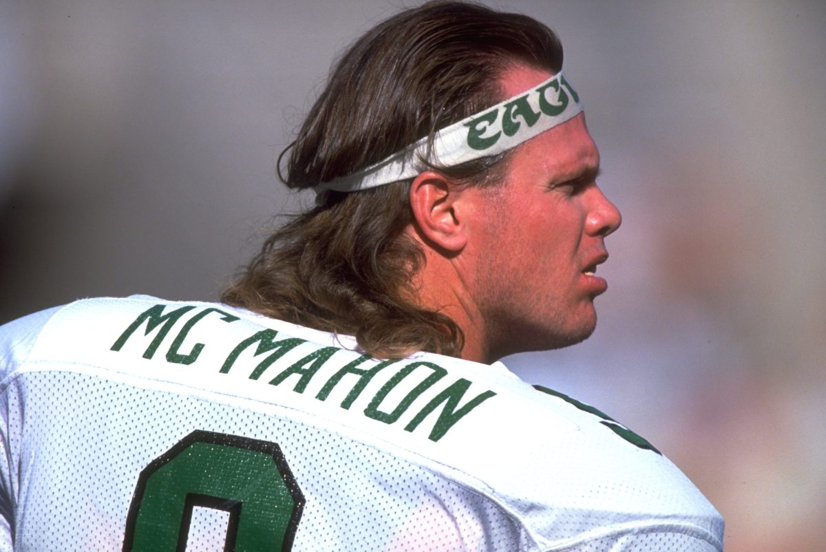 Jim McMahon game action.