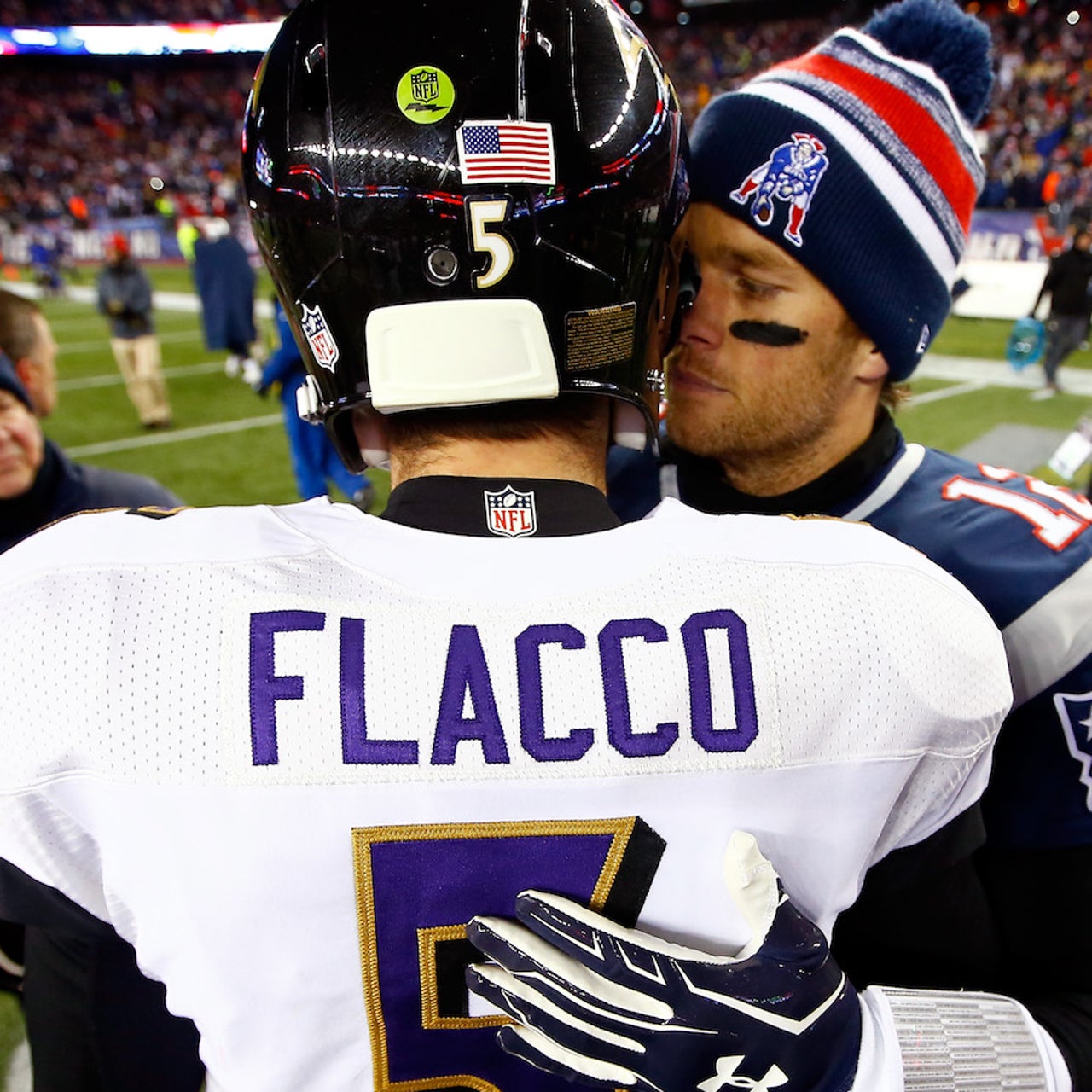 Joe Flacco Patriots highlight reel