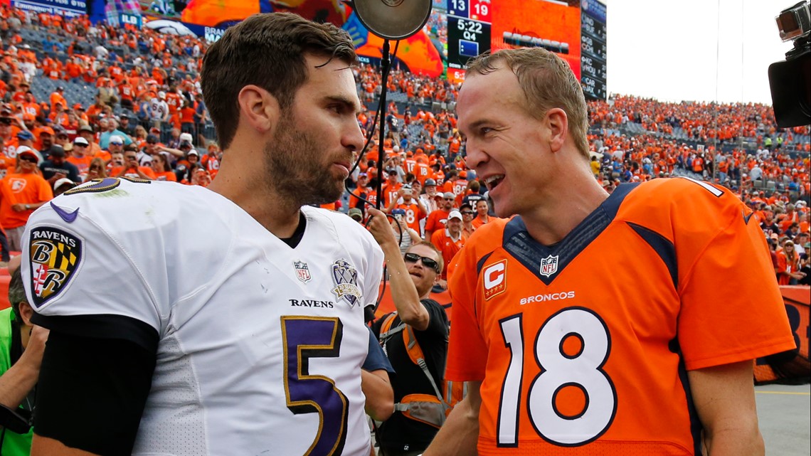 Joe Flacco team celebrations