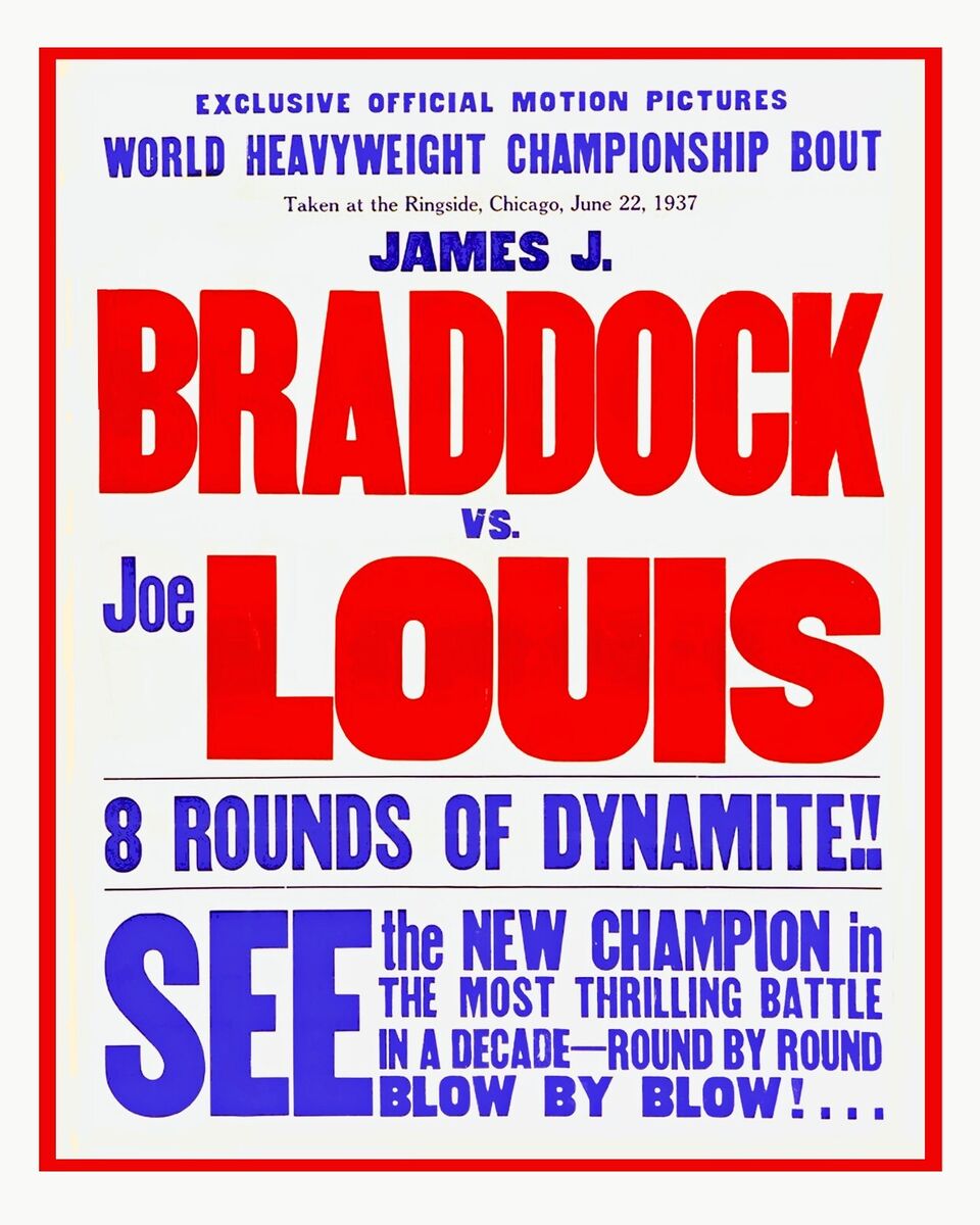 Joe Louis collectible print