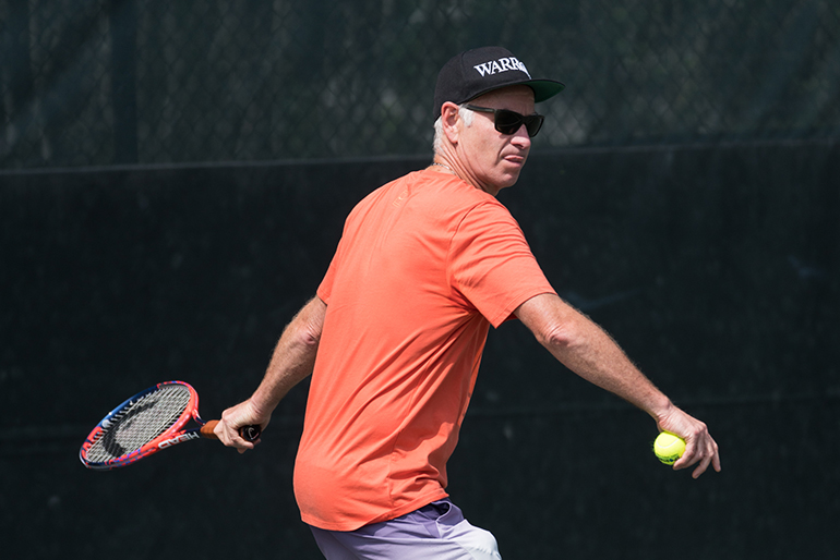 john mcenroe serve highlights